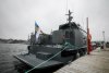 Saaremaa-built naval protection vessels arrive at Tallinn harbor